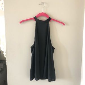 Express - High-neck Open Back Top